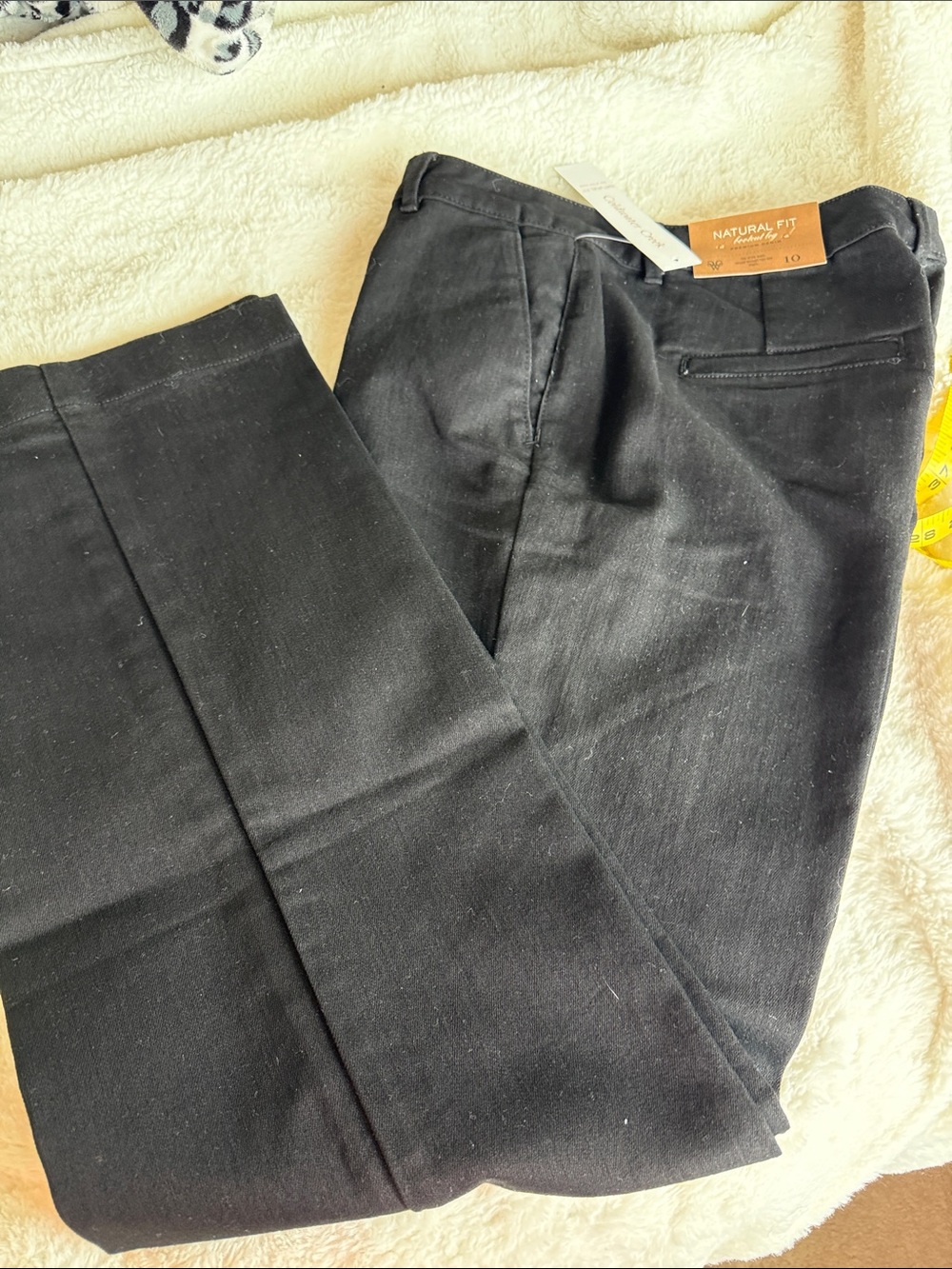 Coldwater Creek Womans Black Dress Pants - Natural Fit